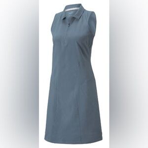 Puma Women’s Cruise Dress Golf Polo Attached Shorts Set Grey Small NWT